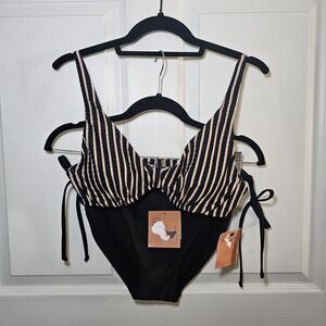 Women's Shade & Shore Bikini Bathing Suit NWT 34C XL16